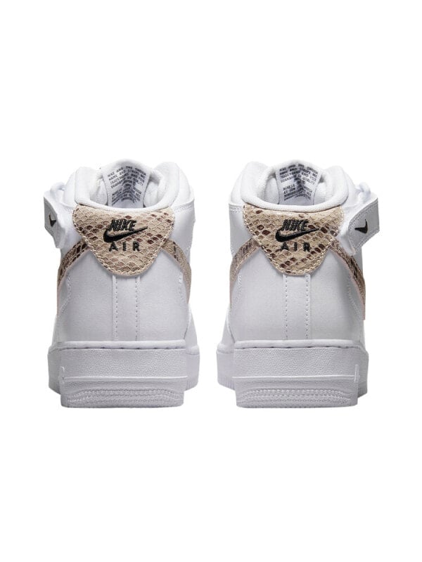 Кроссовки Nike Air Force 1 '07 Mid White Snake Swoosh Women's DD9625-101