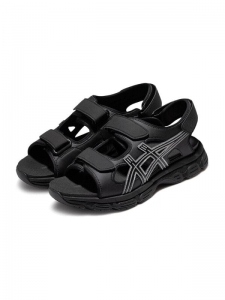 Asics Kahana Sd Outdoor Sports Unisex Sandals 'Black Silver' 1203A130-002