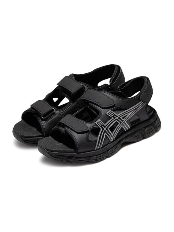 Asics Kahana Sd Outdoor Sports Unisex Sandals 'Black Silver' 1203A130-002