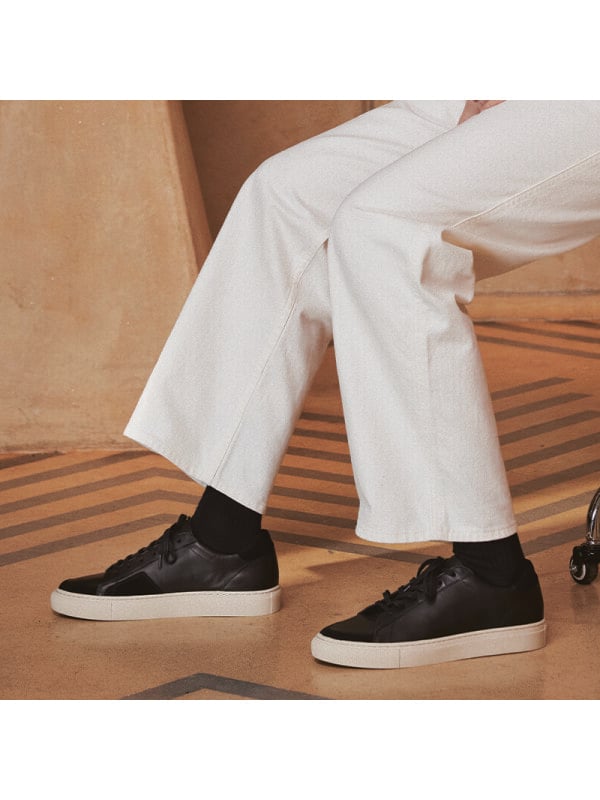 PANE Stepway SB Collection-BAR METAL Slip-Resistant Low-Top Skateboard Shoes Unisex Black PN5110BLK20B