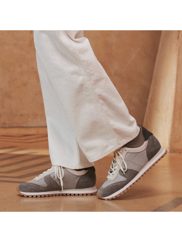 PANE Pace Nostalgia Model FARGO Abrasion Resistant Low Top Casual Shoes Unisex Gray PN5101GRY20B