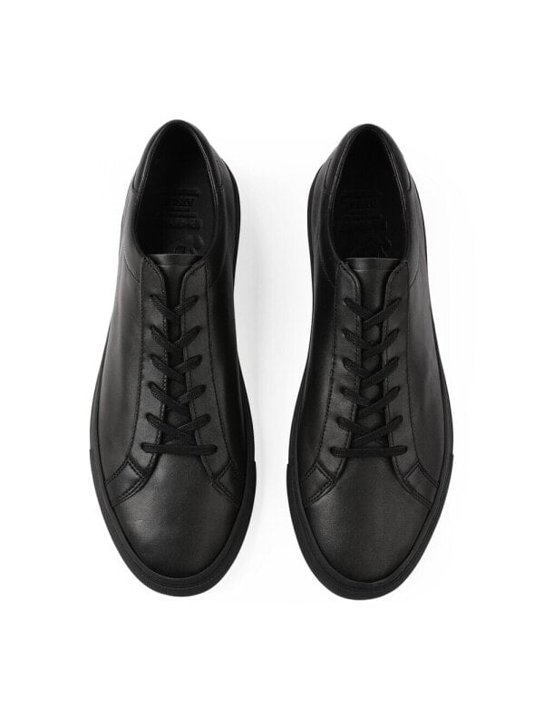 PANE Slip-Resistant Cushioning Low-Top Skateboard Shoes Unisex Black PN5104BLK20B