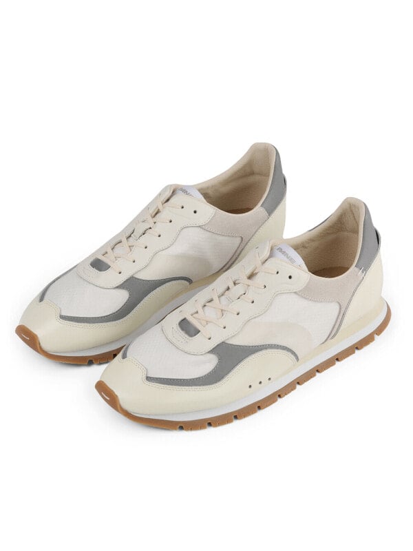 PANE Journey 2.0 Collection-OVAL LABORATORY Circular Laboratory Slip-Resistant Low-Top Casual Shoes Unisex White PN5155IVY20B