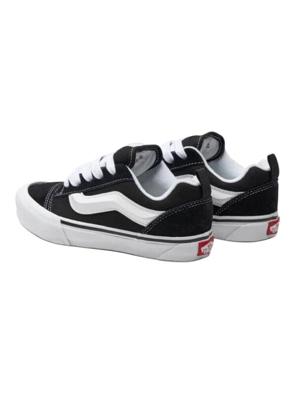 Vans Knu Skool Anti-Slip Wear-Resistant Low-Top Kids' Skateboarding Shoes Black White Kids'