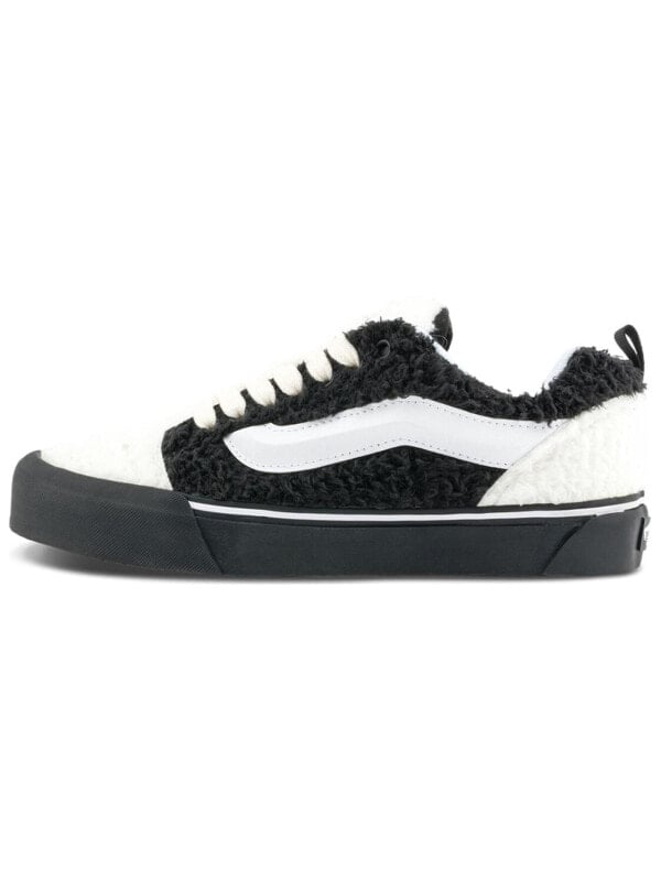 Vans Knu Skool Anti-Slip Wear-Resistant Low-Top Skateboard Shoes Unisex Black White
