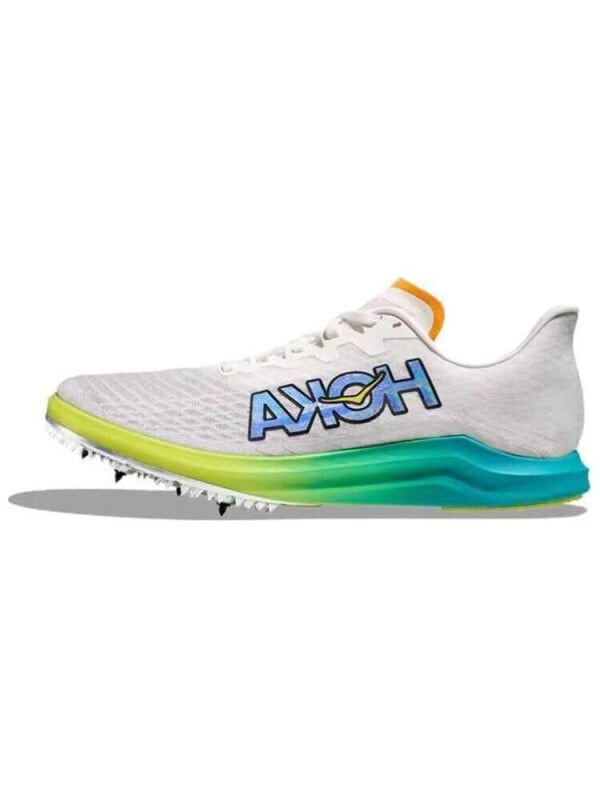 HOKA ONE ONE Slip-Resistant Breathable Rebound Low-Top Running Shoes Unisex White Blue 1134533-WCRM