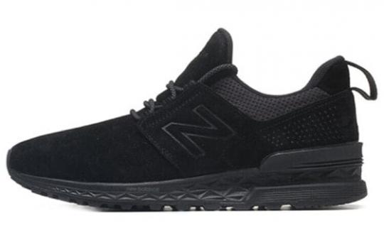 Кроссовки New Balance NB 574 Sport Casual Shoes Unisex Low-Top Black MS574DA