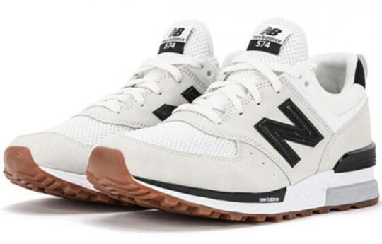 Кроссовки New Balance 574 Beige Black White MS574FBW