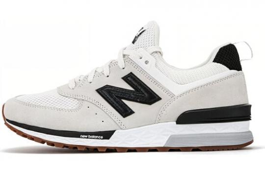 Кроссовки New Balance 574 Beige Black White MS574FBW