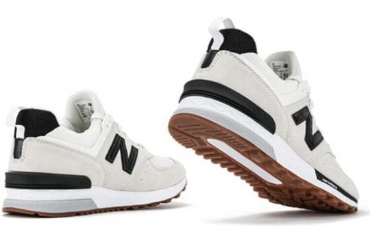 Кроссовки New Balance 574 Beige Black White MS574FBW