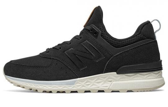 Кроссовки New Balance NB 574 Sport Casual Shoes Women's Low-Top Black WS574PMD