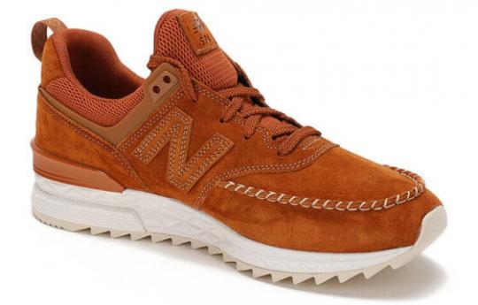 Кроссовки New Balance NB 574 Sport Casual Shoes Unisex Low-Top Brown MS574NAB