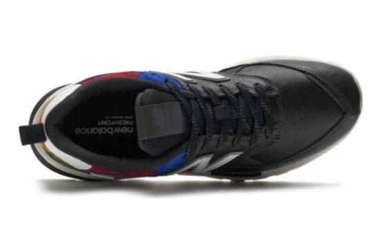 Кроссовки New Balance NB 574 Casual Shoes Unisex Low-Top Black Blue MS574APB