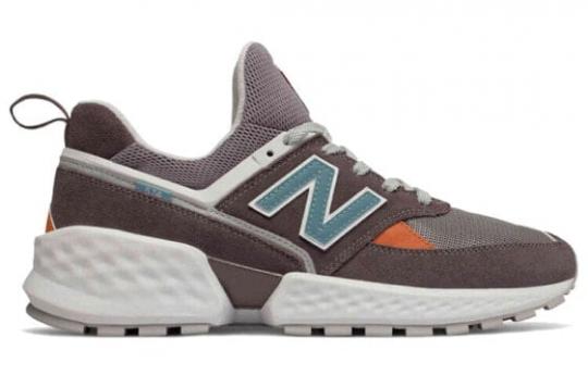 Кроссовки New Balance NB 574 Sport Casual Shoes Men Low-Top Agarwood Purple/White Blue MS574GND