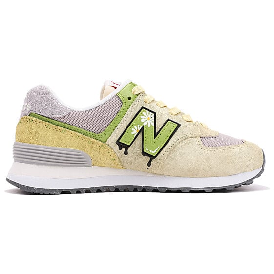 Кроссовки New Balance NB 574 Casual Shoes Unisex Low-Top Yellow Green U574RCD(