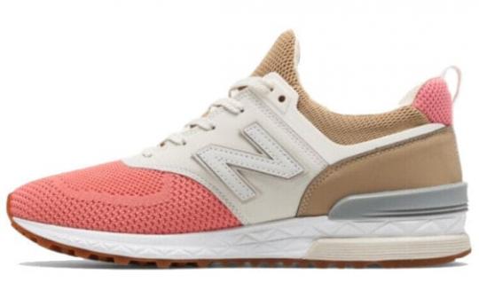 Кроссовки New Balance NB 574 Sport Casual Shoes Men Low-Top Brown/Pink MS574EKF