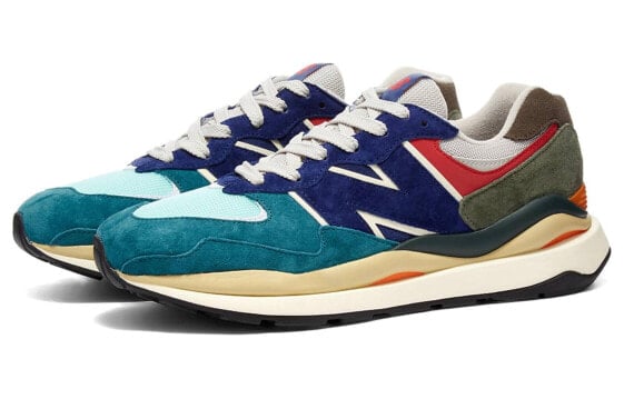 Кроссовки New Balance 57/40 Green Navy Orange Red M5740FY1