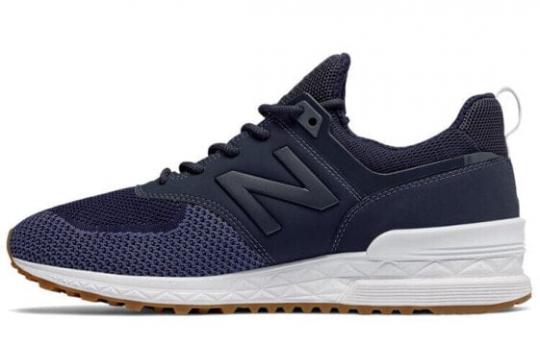 Кроссовки New Balance NB 574 Sport Casual Shoes Men Low-Top Vintage Blue MS574EMB