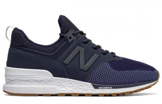 Кроссовки New Balance NB 574 Sport Casual Shoes Men Low-Top Vintage Blue MS574EMB