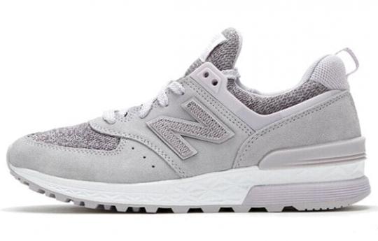 Кроссовки New Balance NB 574 Sport Casual Shoes Women's Low-Top Light Purple/White WS574THI