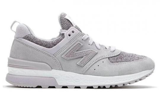 Кроссовки New Balance NB 574 Sport Casual Shoes Women's Low-Top Light Purple/White WS574THI