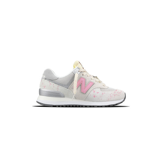 Кроссовки New Balance NB 574 Casual Shoes Unisex Low-Top Pink White U574RCD（