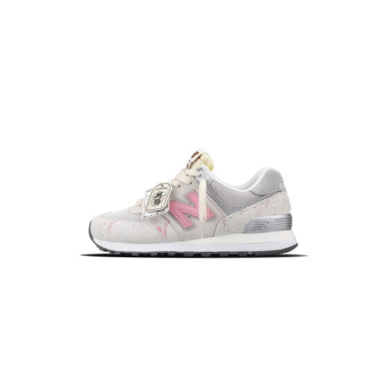 Кроссовки New Balance NB 574 Casual Shoes Unisex Low-Top Pink White U574RCD（