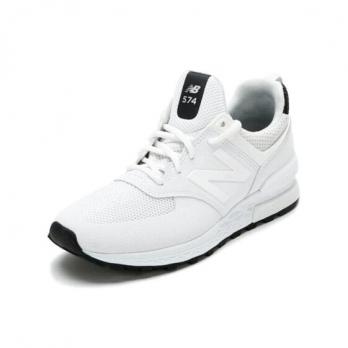 Кроссовки New Balance NB 574 Sport Casual Shoes Women's Low-Top White/Black WS574WHT