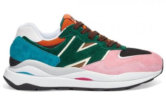 Кроссовки New Balance 57/40 Pink Lemonade Green Black Orange M5740FM1