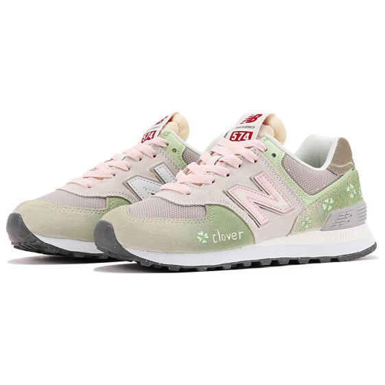 Кроссовки New Balance NB 574 Casual Shoes Unisex Low-Top Green White U574RCD(