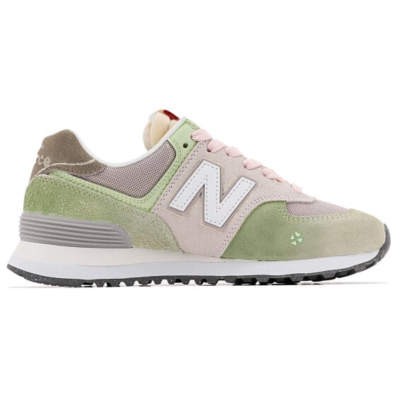 Кроссовки New Balance NB 574 Casual Shoes Unisex Low-Top Green White U574RCD(