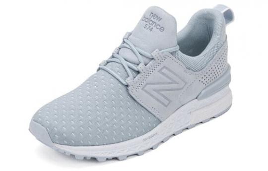 Кроссовки New Balance NB 574 Sport Casual Shoes Women's Low-Top Light Blue/White WS574DDA