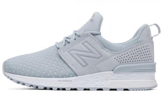 Кроссовки New Balance NB 574 Sport Casual Shoes Women's Low-Top Light Blue/White WS574DDA