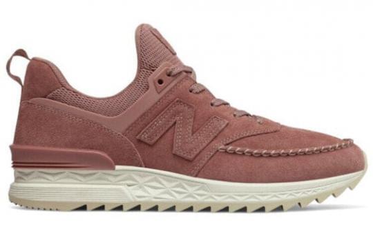 Для бега New Balance NB 574 Running Shoes Men Low-Top Pink/Beige MS574NAP