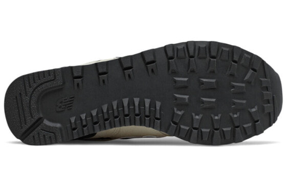 Для бега New Balance NB 574 Running Shoes Women's Low-Top Beige Black WL574LBA