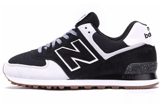 Для бега New Balance NB 574 Series Running Shoes Unisex Low-Top Black White US574CM2