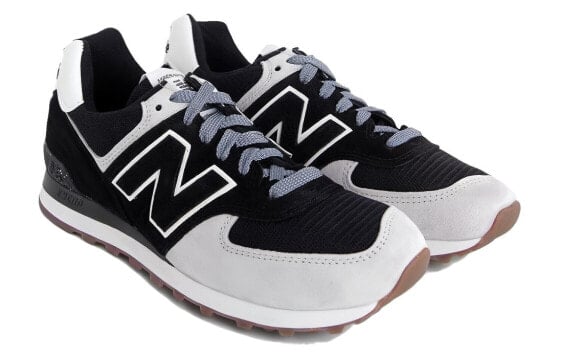 Для бега New Balance NB 574 Series Running Shoes Unisex Low-Top Black White US574CM2