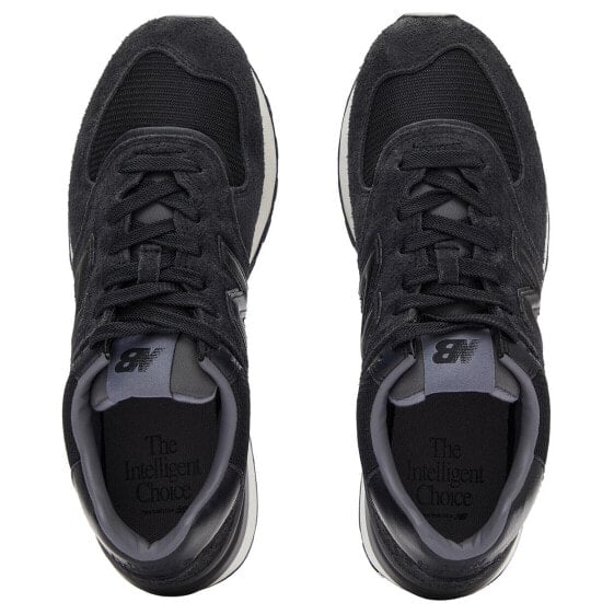 Чёрные женские кроссовки New Balance 574 Legacy Suede 'Navy' U574LGGB