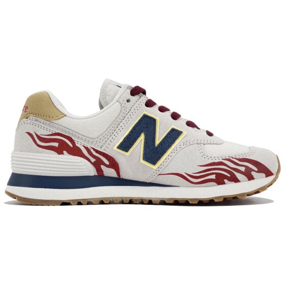 Для бега New Balance NB 574 Running Shoes Unisex Low-Top Red/Blue ML574LGI