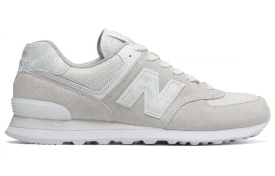 Для бега New Balance NB 574 Series Running Shoes Men Low-Top Light Beige/White ML574SEF
