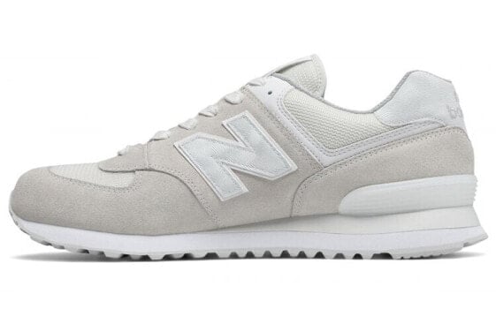Для бега New Balance NB 574 Series Running Shoes Men Low-Top Light Beige/White ML574SEF