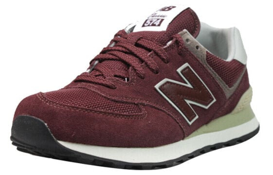 Для бега New Balance NB 574 Running Shoes Unisex Low-Top Burgundy ML574VB