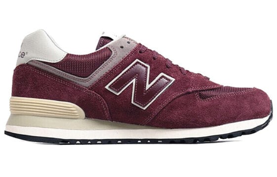 Для бега New Balance NB 574 Running Shoes Unisex Low-Top Burgundy ML574VB