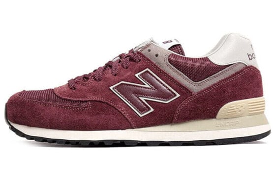 Для бега New Balance NB 574 Running Shoes Unisex Low-Top Burgundy ML574VB