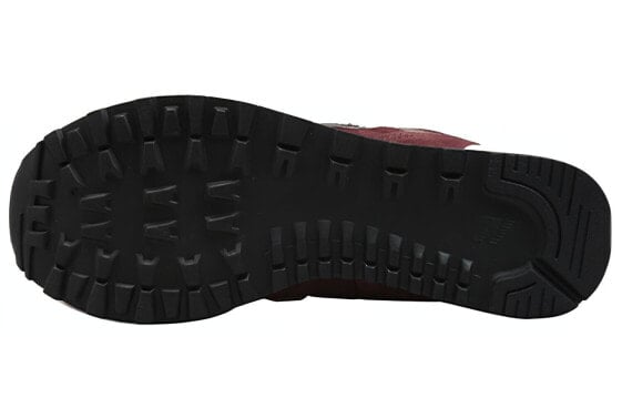 Для бега New Balance NB 574 Running Shoes Unisex Low-Top Burgundy ML574VB