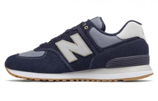 Для бега New Balance NB 574 Running Shoes Unisex Low-Top Navy Blue ML574SNJ