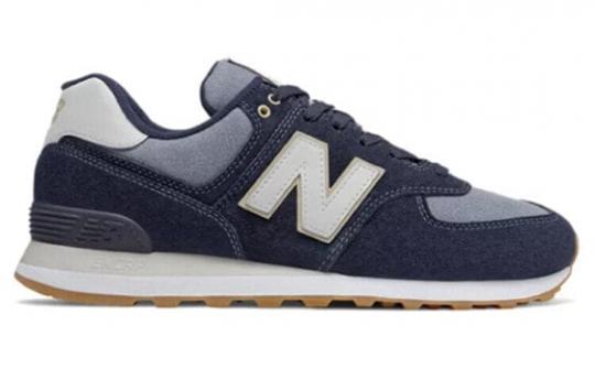 Для бега New Balance NB 574 Running Shoes Unisex Low-Top Navy Blue ML574SNJ