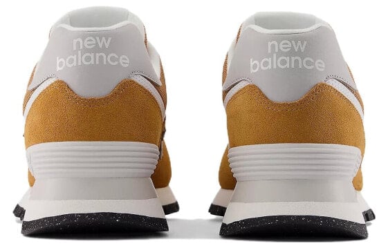 Для бега New Balance NB 574 Running Shoes Unisex Low-Top Orange White ML574D2Z