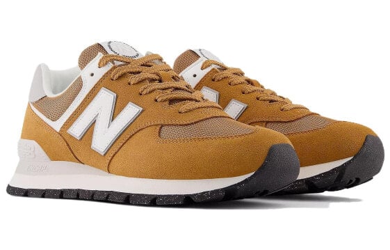 Для бега New Balance NB 574 Running Shoes Unisex Low-Top Orange White ML574D2Z