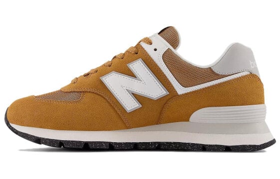 Для бега New Balance NB 574 Running Shoes Unisex Low-Top Orange White ML574D2Z
